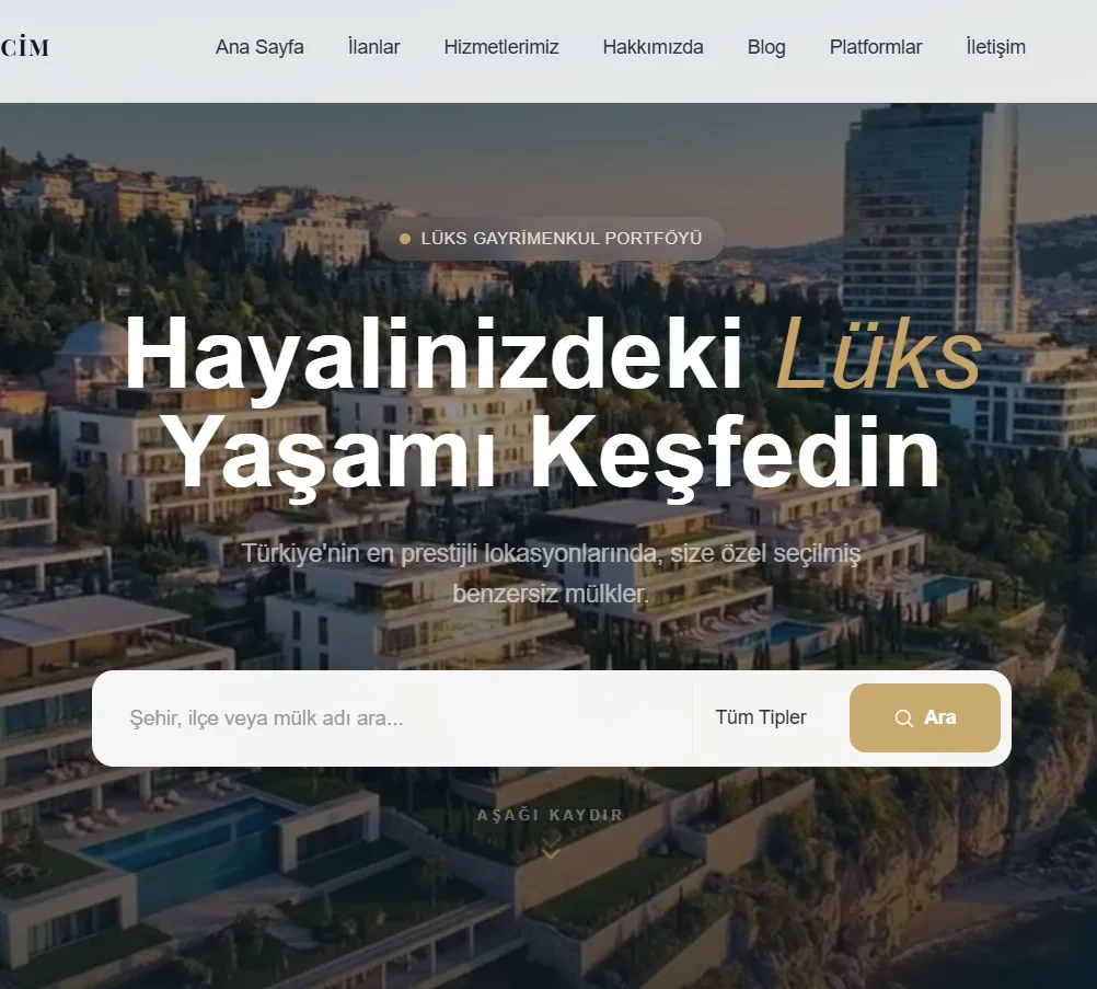 Emlak Web Sitesi 3